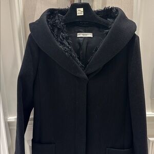 Prada Wool Coat with Shearling for Women